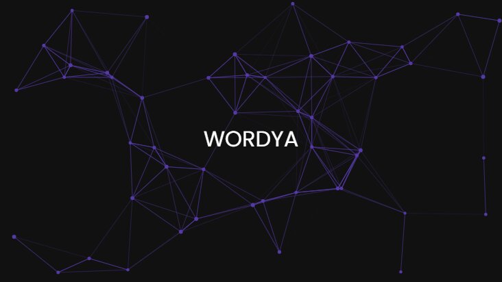 Screenshot of wordya