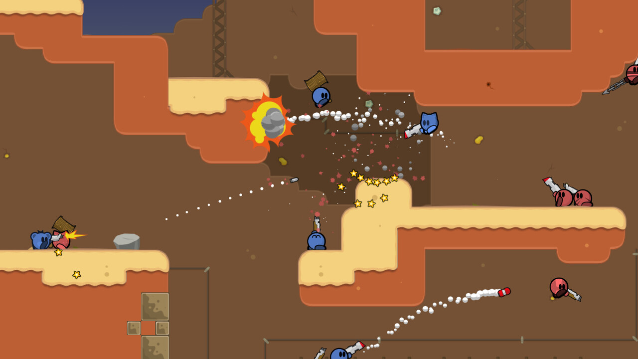 Screenshot of Teeworlds