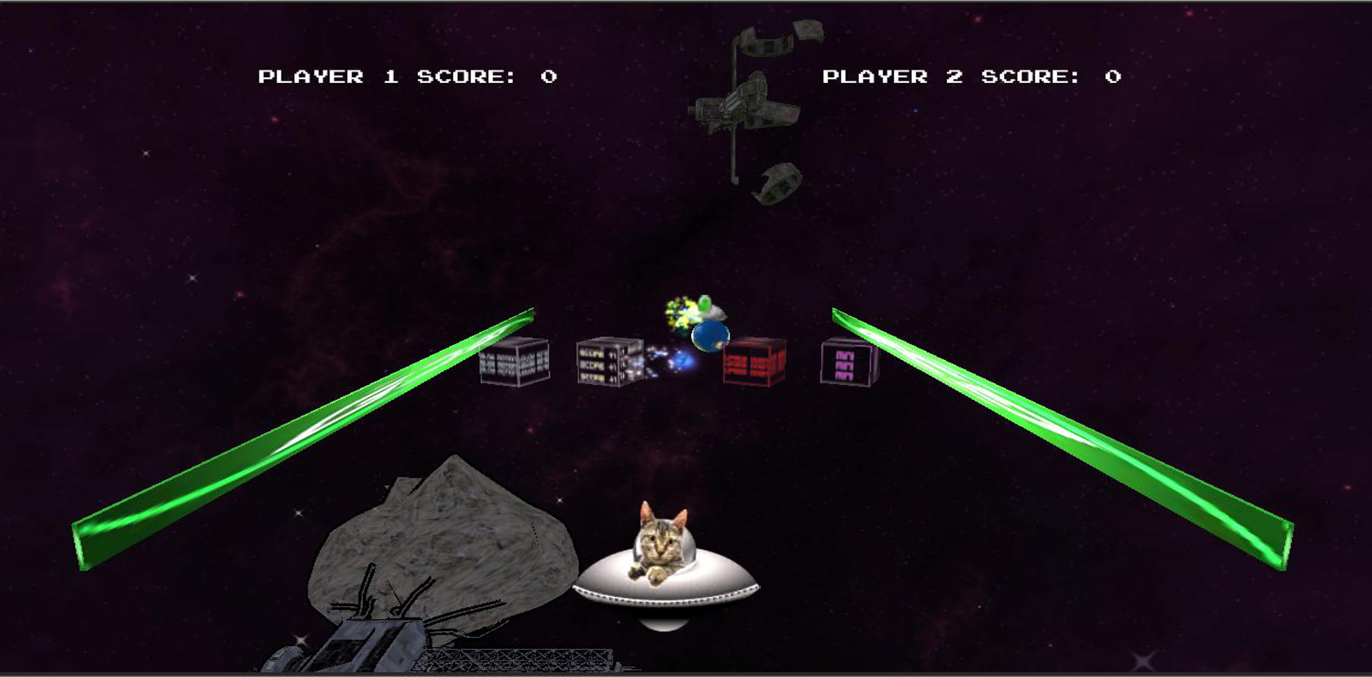 Screenshot of Invaders Pretty Sure From Outer Space - Round 2