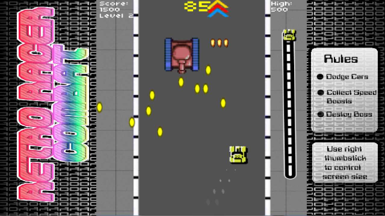 Screenshot of Retro Racer Combat