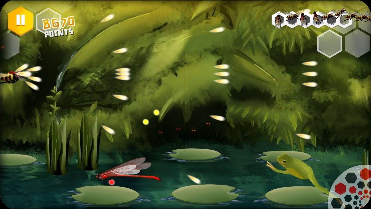 Screenshot of Beekyr: Eco shoot em up