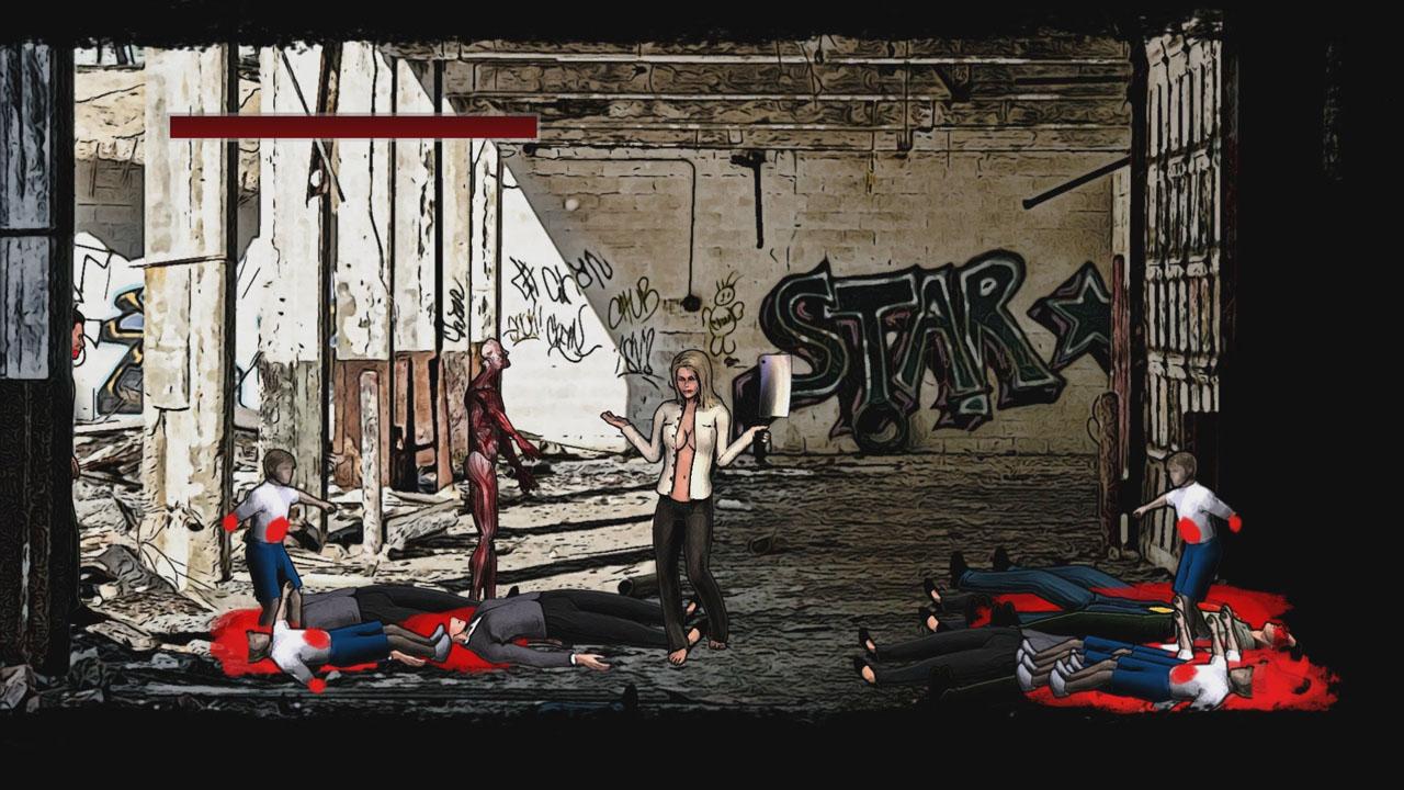 Screenshot of Massive Cleavage vs Zombies