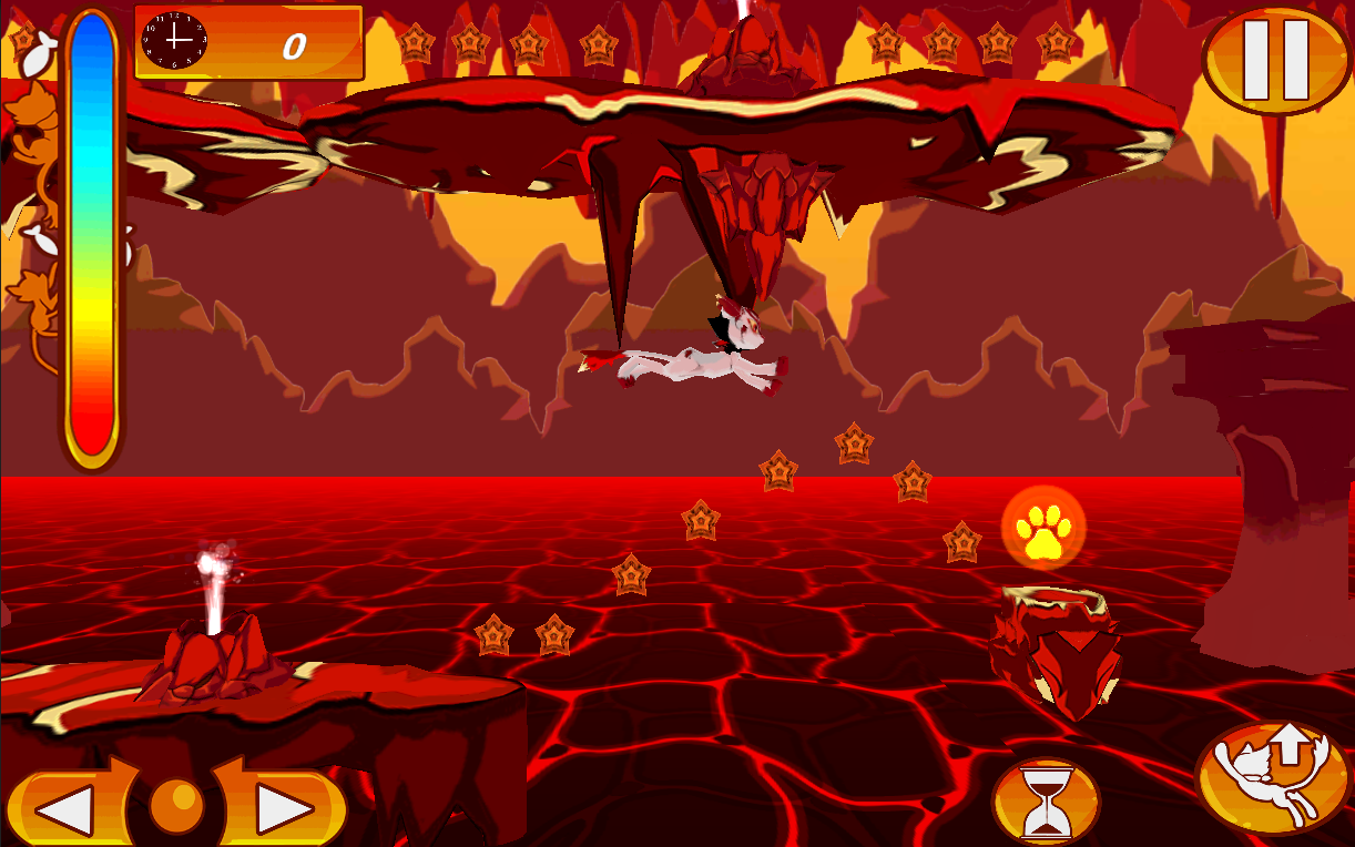 Screenshot of Lava Cat