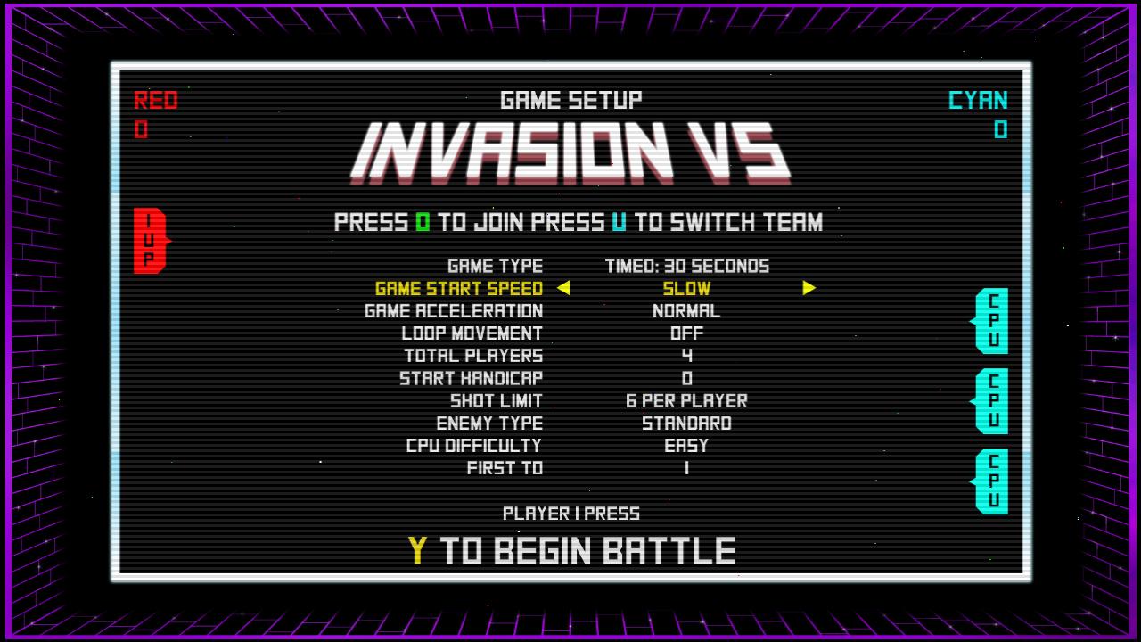 Screenshot of Invasion VS