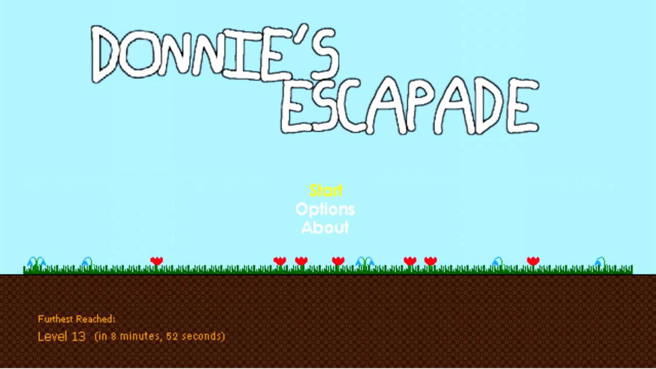 Screenshot of Donnie's Escapade