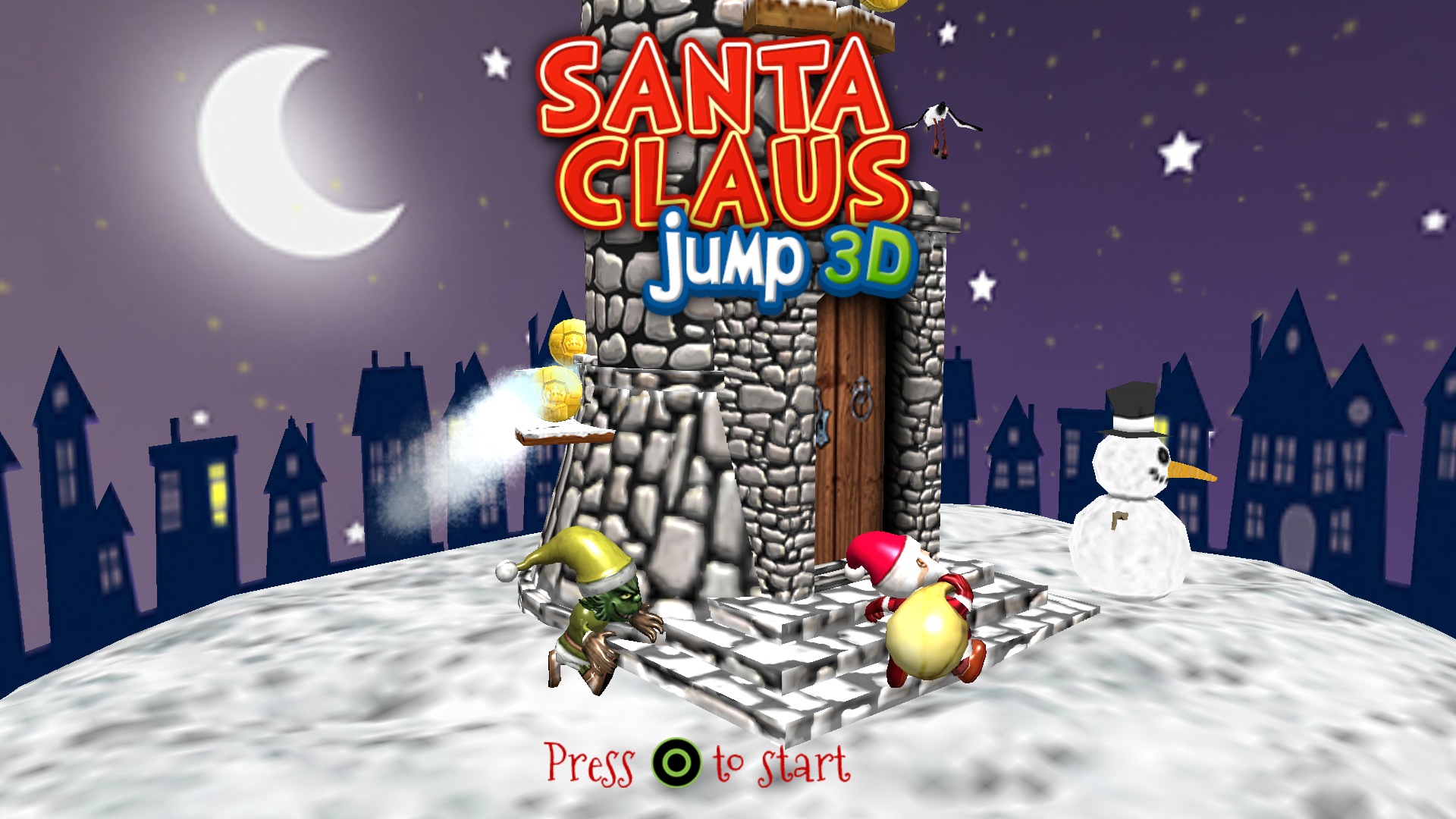 Screenshot of Santa Jump 3D