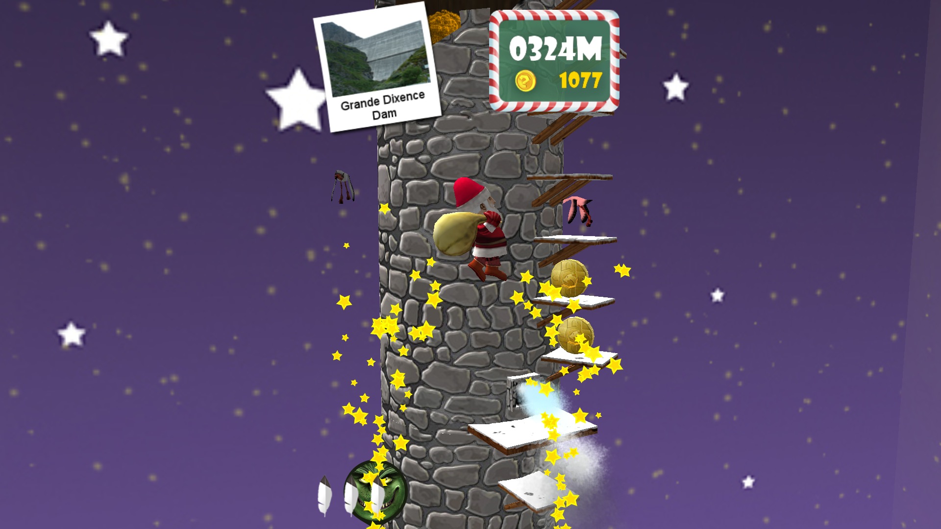 Screenshot of Santa Jump 3D