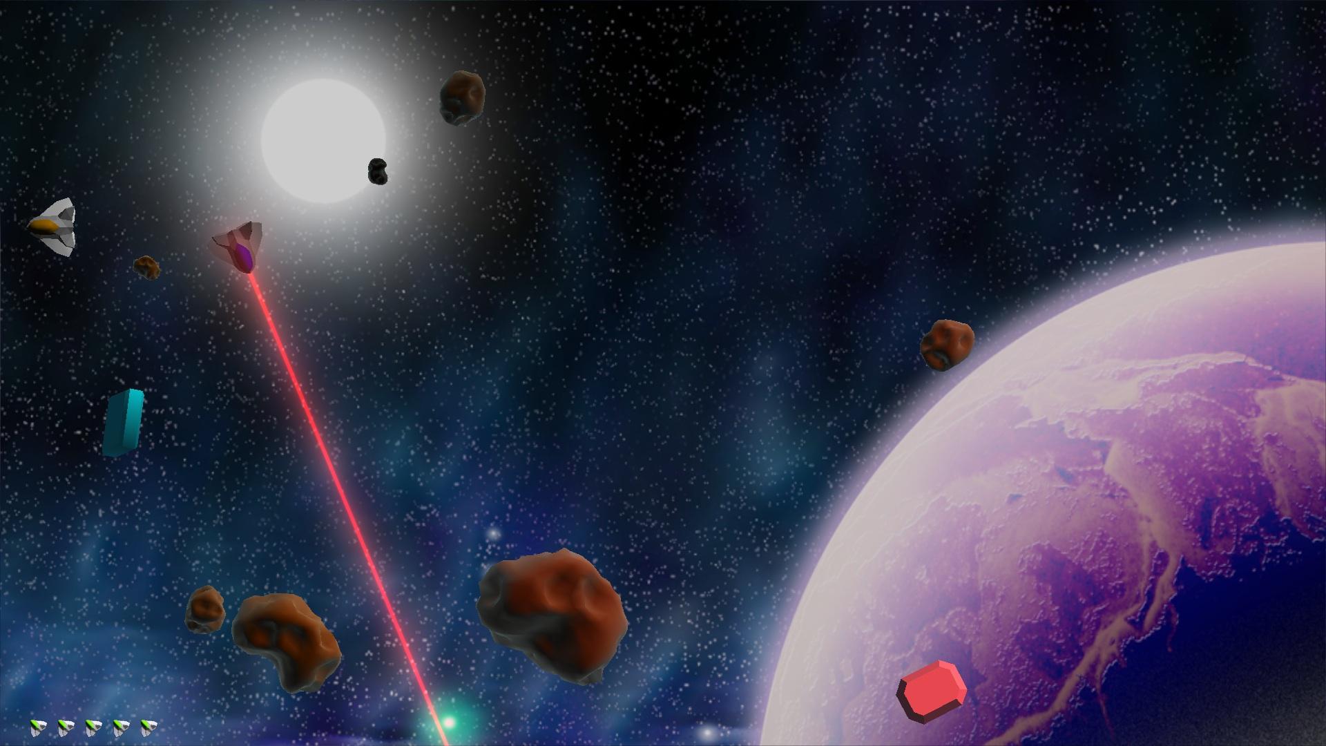 Screenshot of Fancy Asteroids