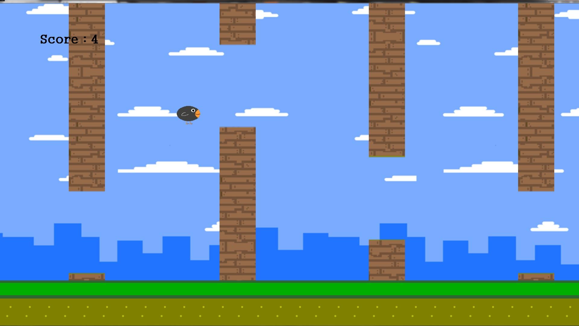 Screenshot of Flappy Crow