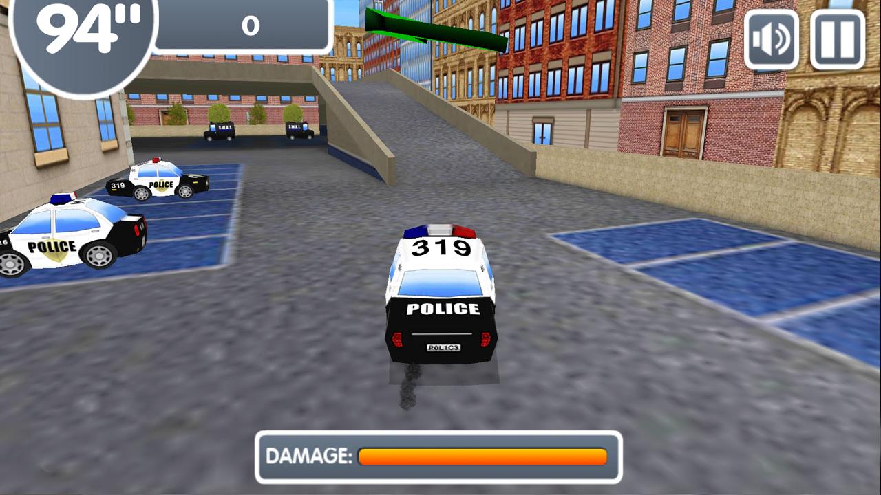 Screenshot of Police Cars Parking