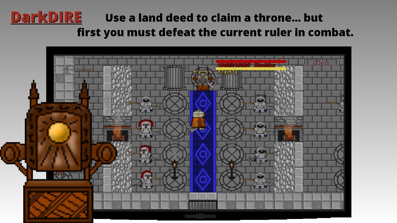 Screenshot of DireRPG