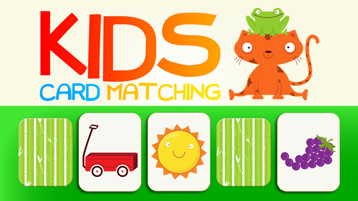 Screenshot of Kids Color and Shape Card Matching