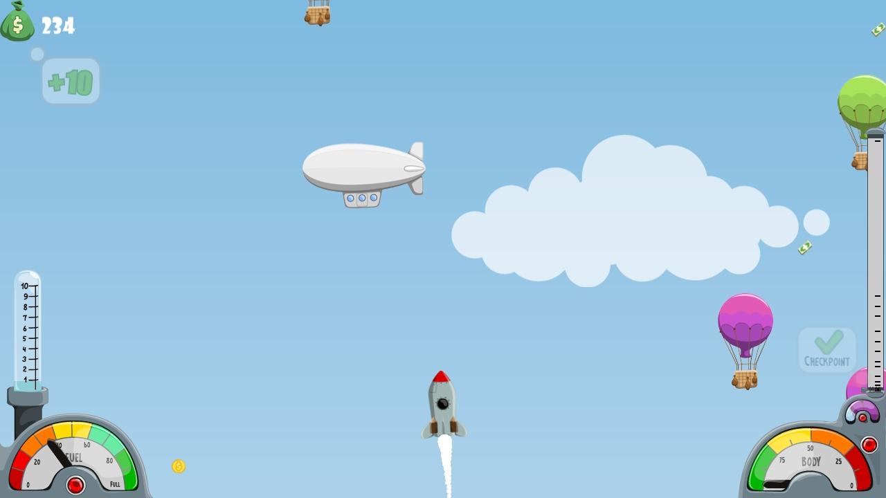 Screenshot of Fly to the Moon!