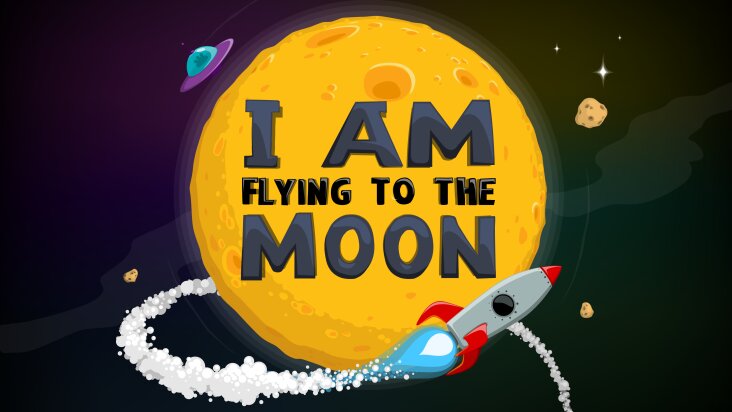Screenshot of Fly to the Moon!