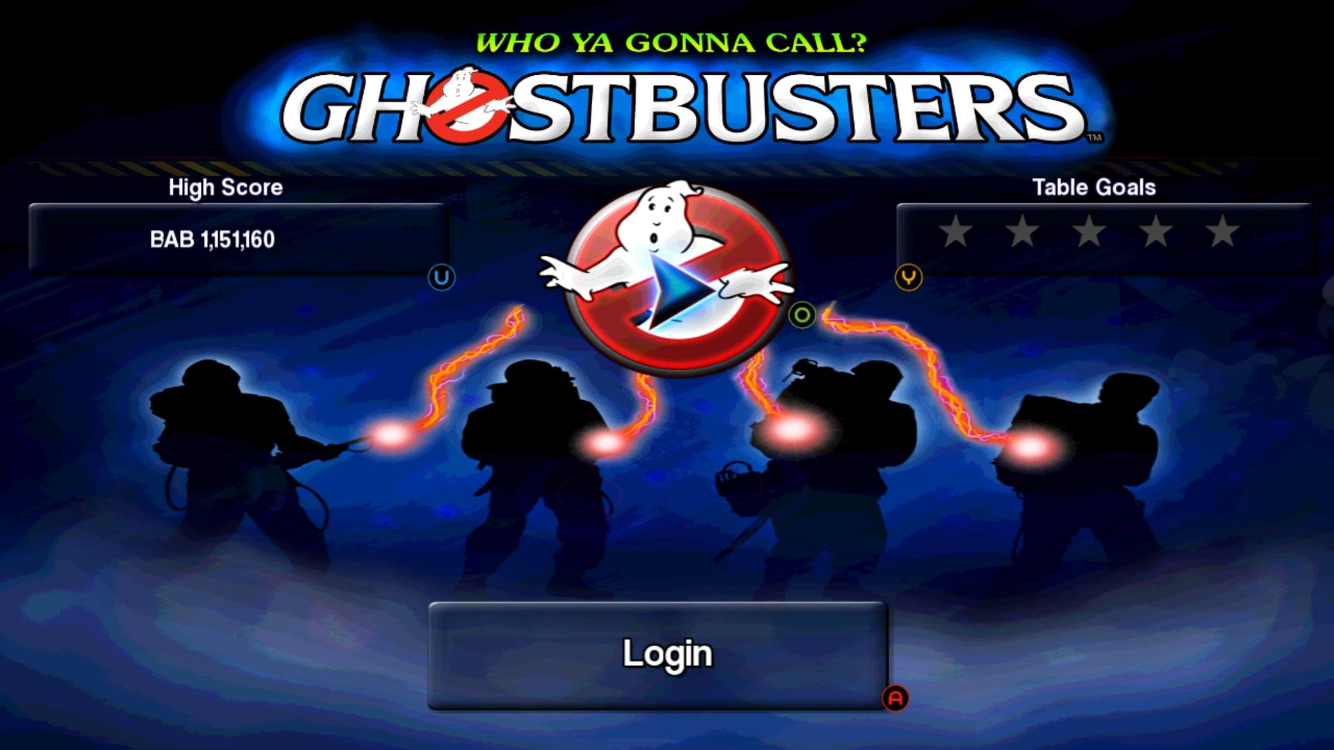 Screenshot of Ghostbusters Pinball