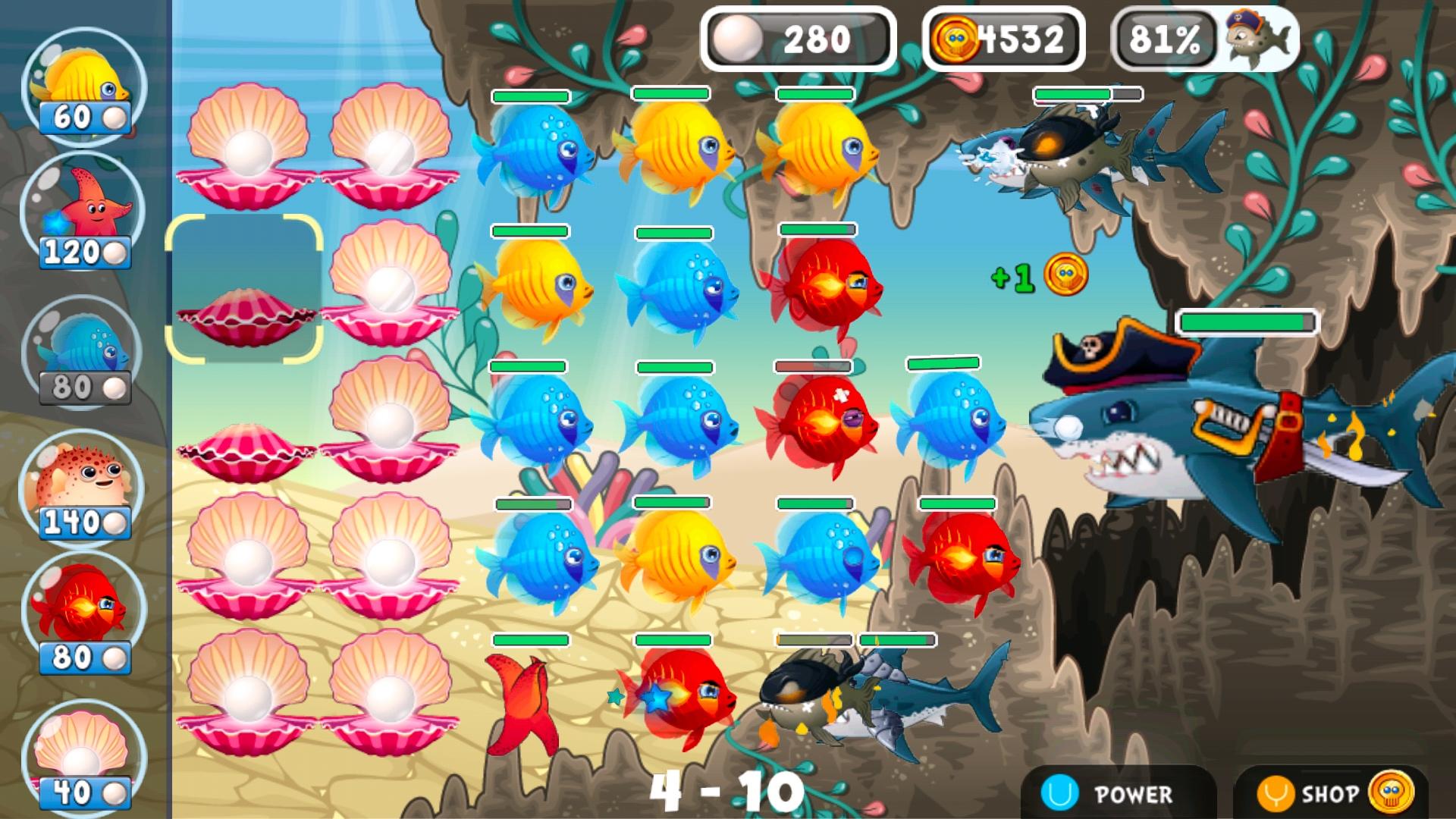Screenshot of Fish vs Pirates