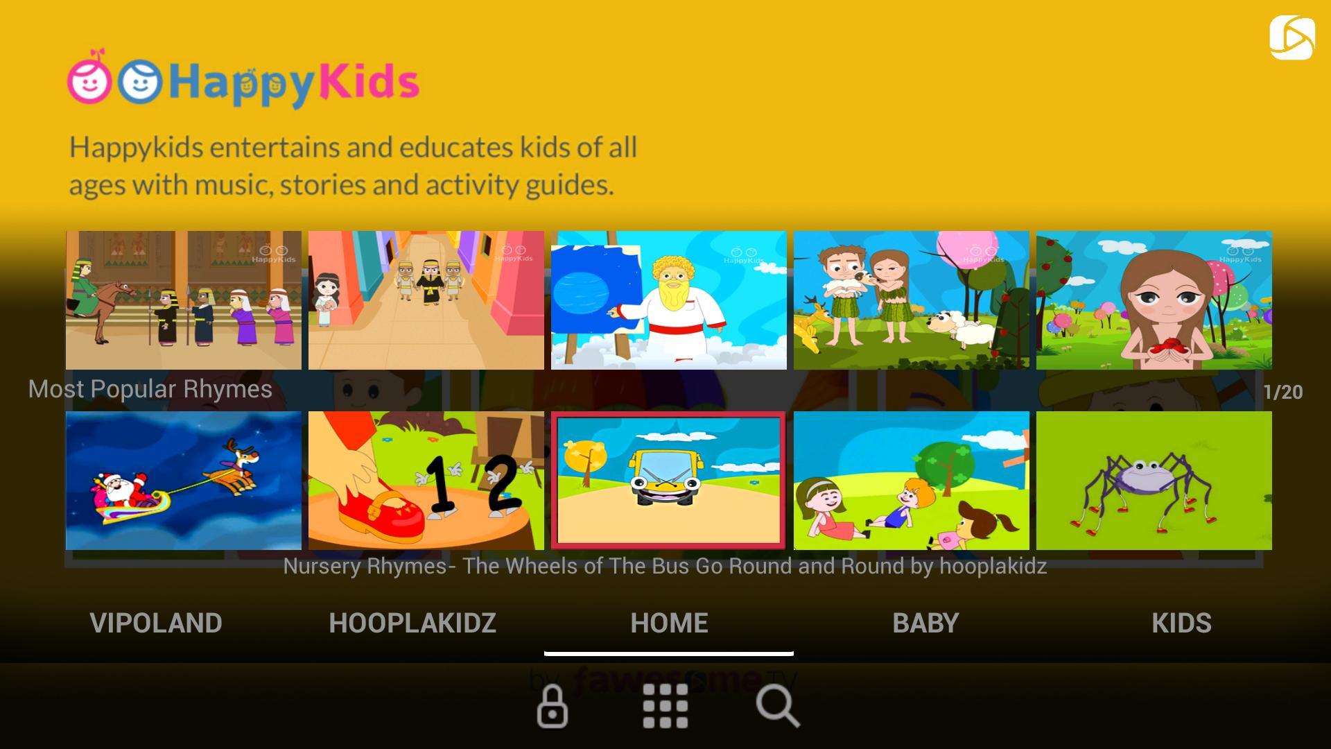 Screenshot of HappyKids.tv