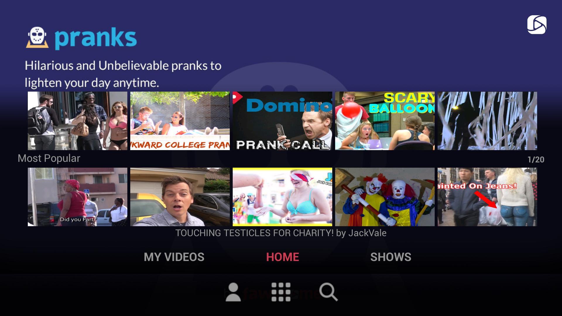 Screenshot of Pranks