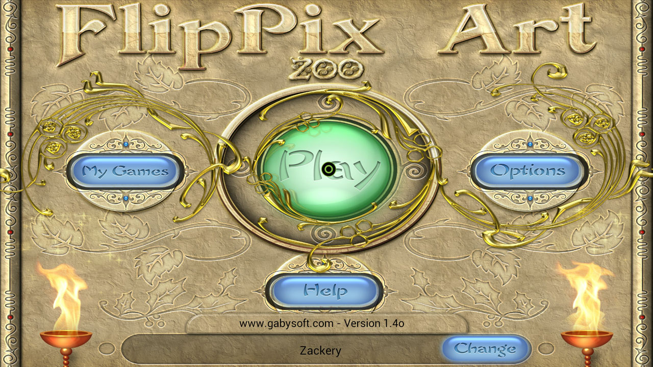 Screenshot of FlipPix Art