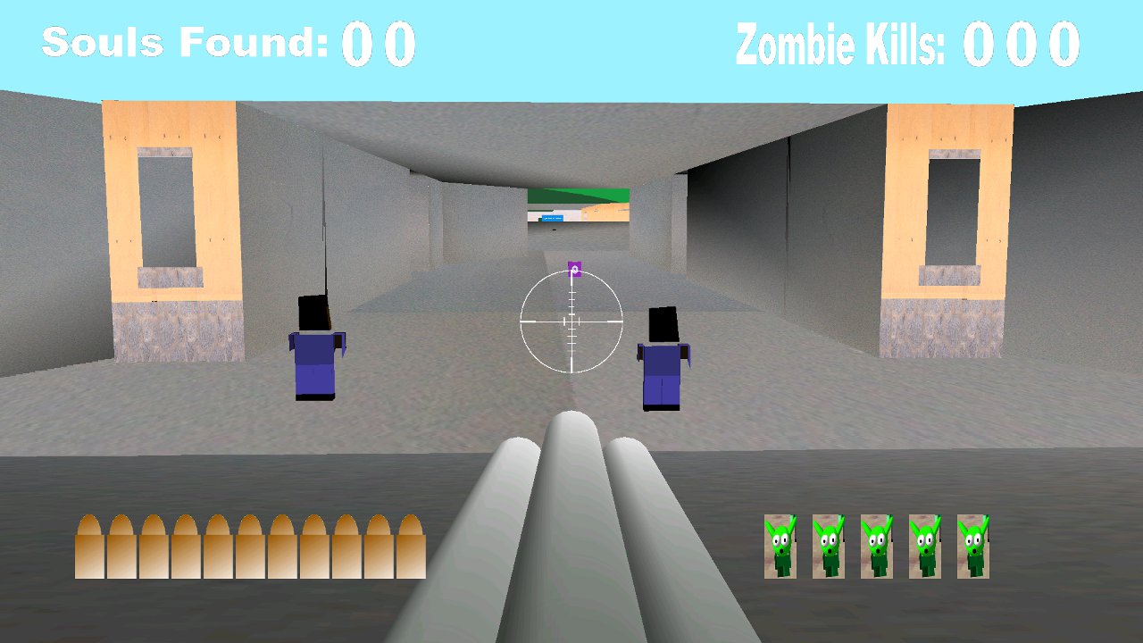 Screenshot of Alien Zombie Soul Hunter