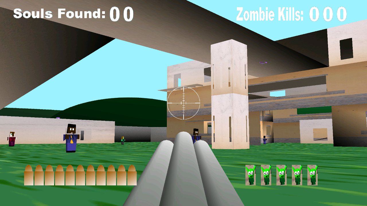 Screenshot of Alien Zombie Soul Hunter