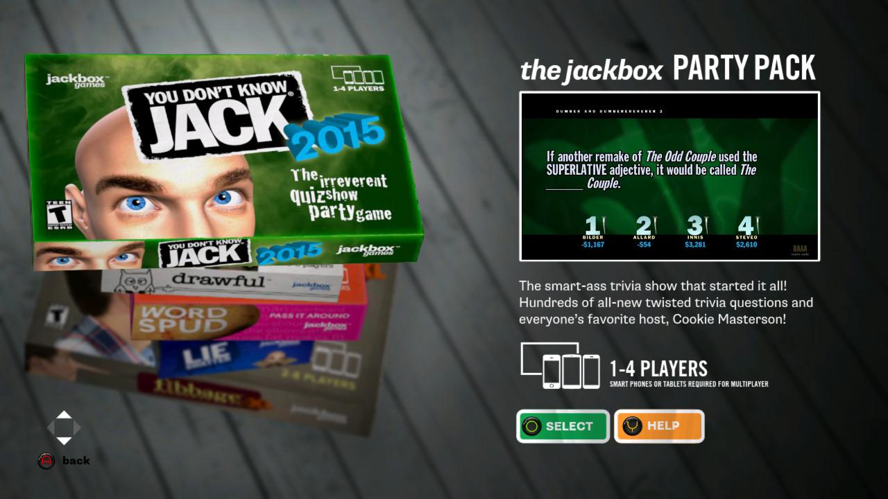 Screenshot of The Jackbox Party Pack