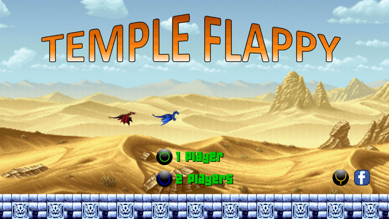 Screenshot of Temple Flappy