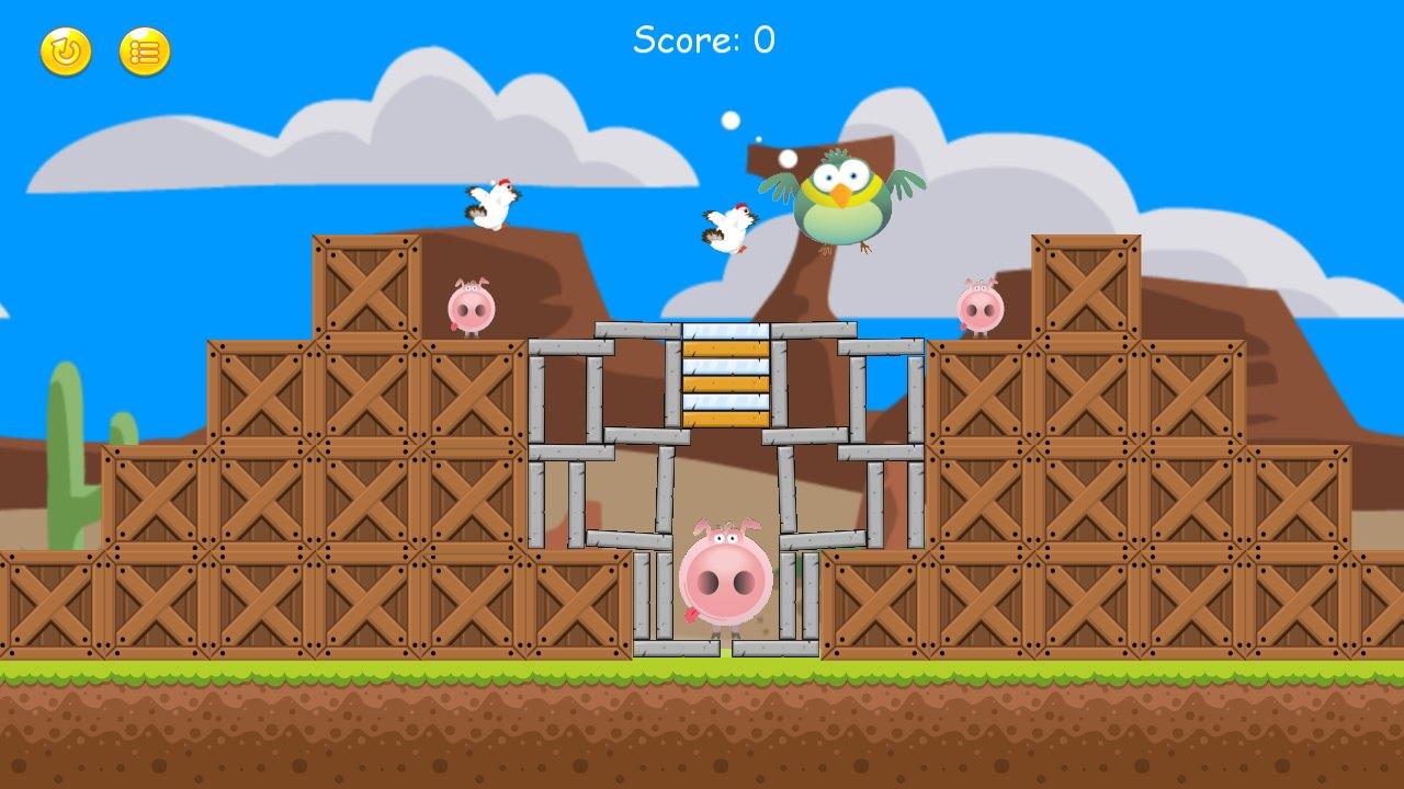 Screenshot of Cheeky Chickens