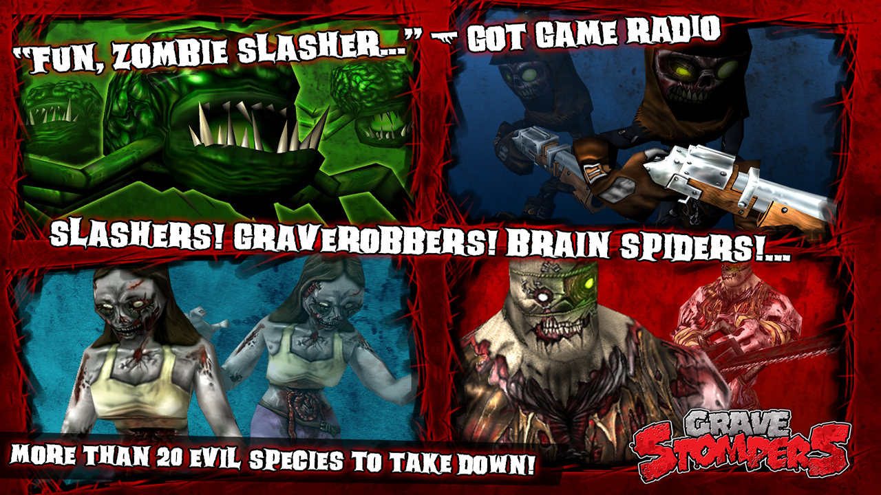 Screenshot of GraveStompers: Zombie vs. Zombie