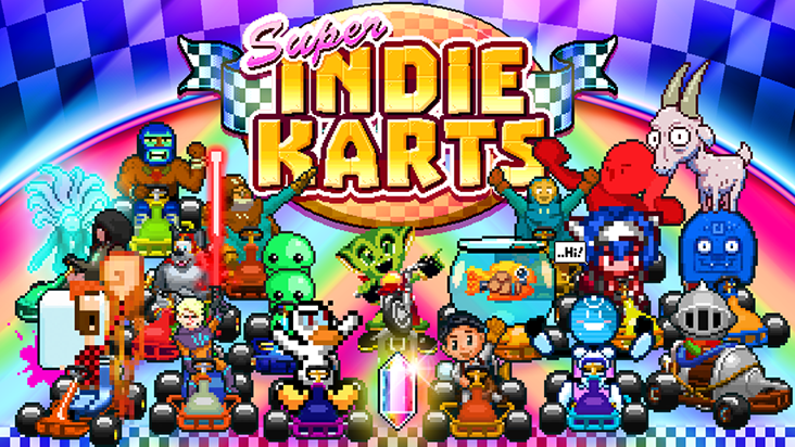 Screenshot of Super Indie Karts