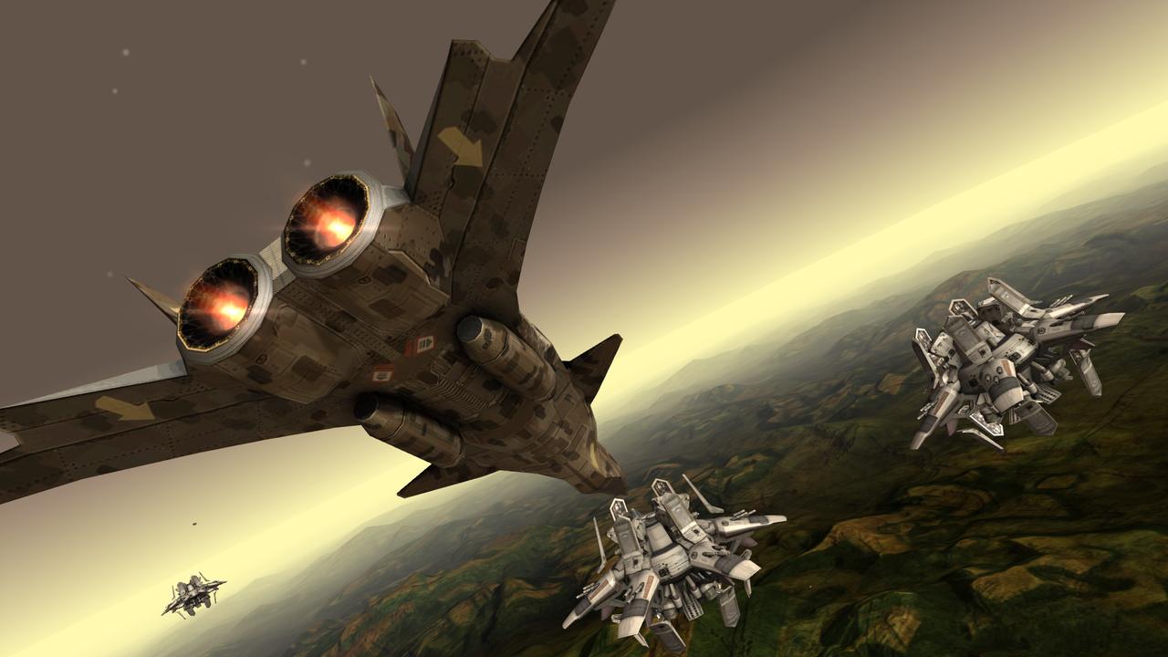 Screenshot of Fractal Combat X