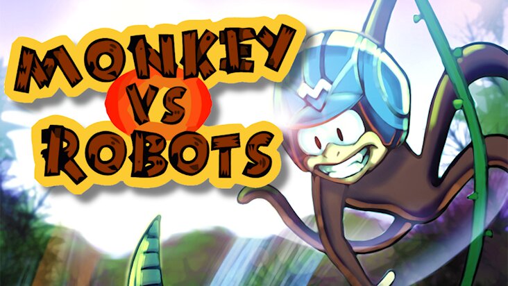 Screenshot of Monkey vs Robots