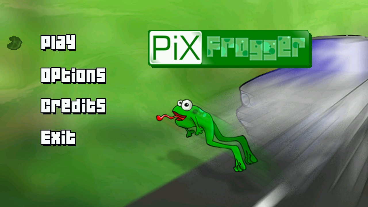 Screenshot of PiX Frogger