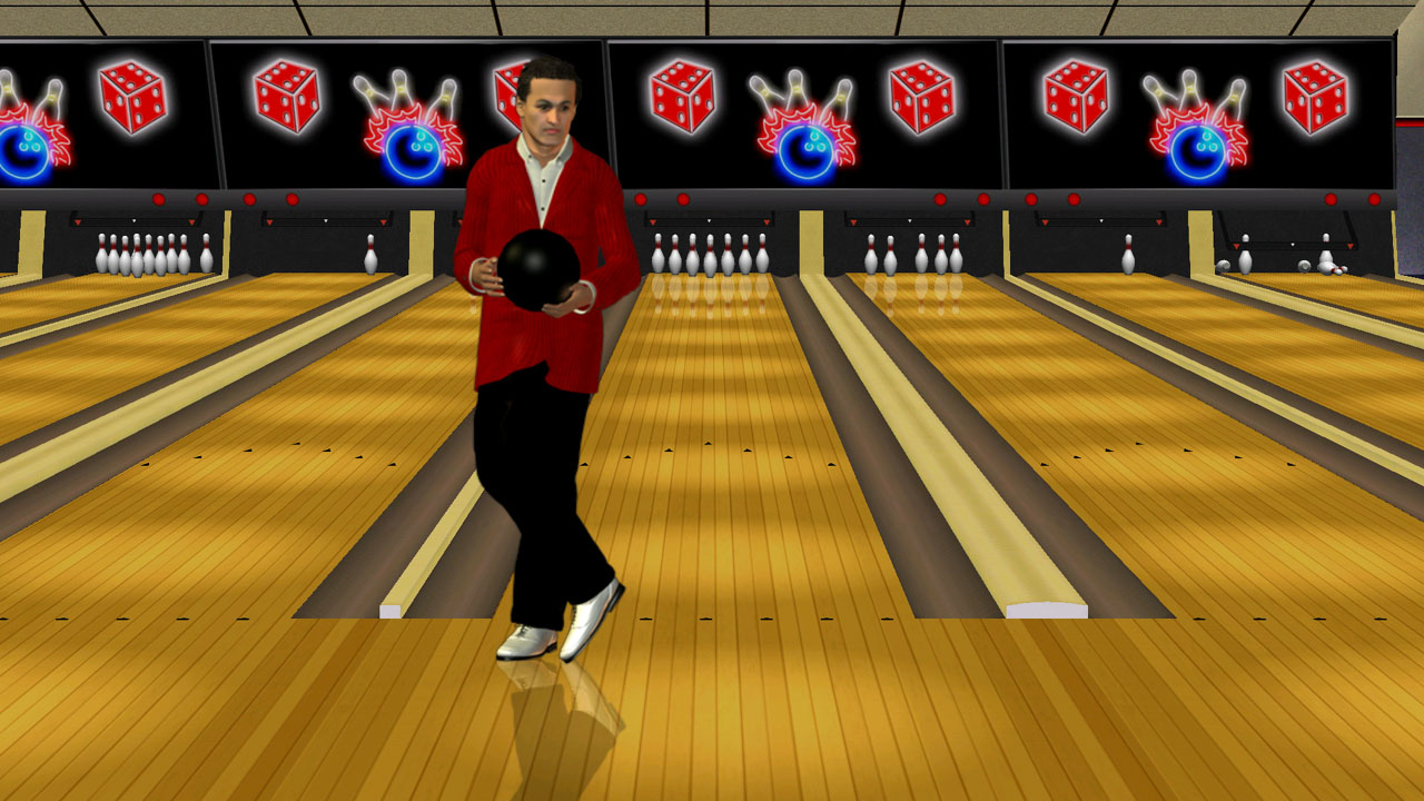 Screenshot of Vegas Bowling