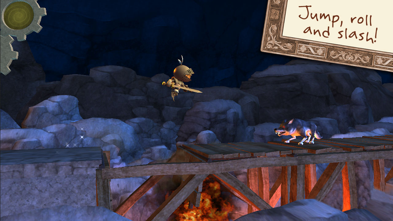 Screenshot of Wind-up Knight