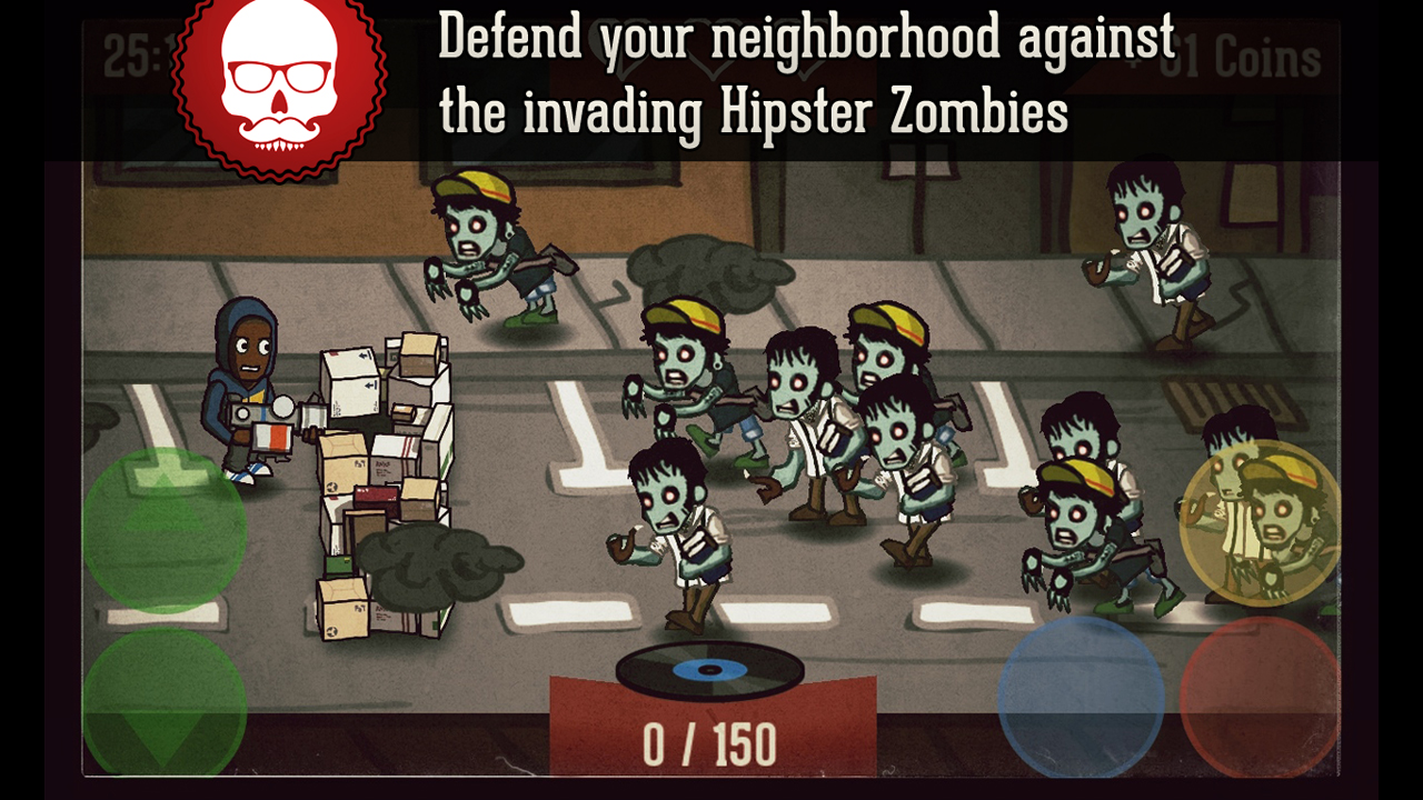Screenshot of Hipster Zombies