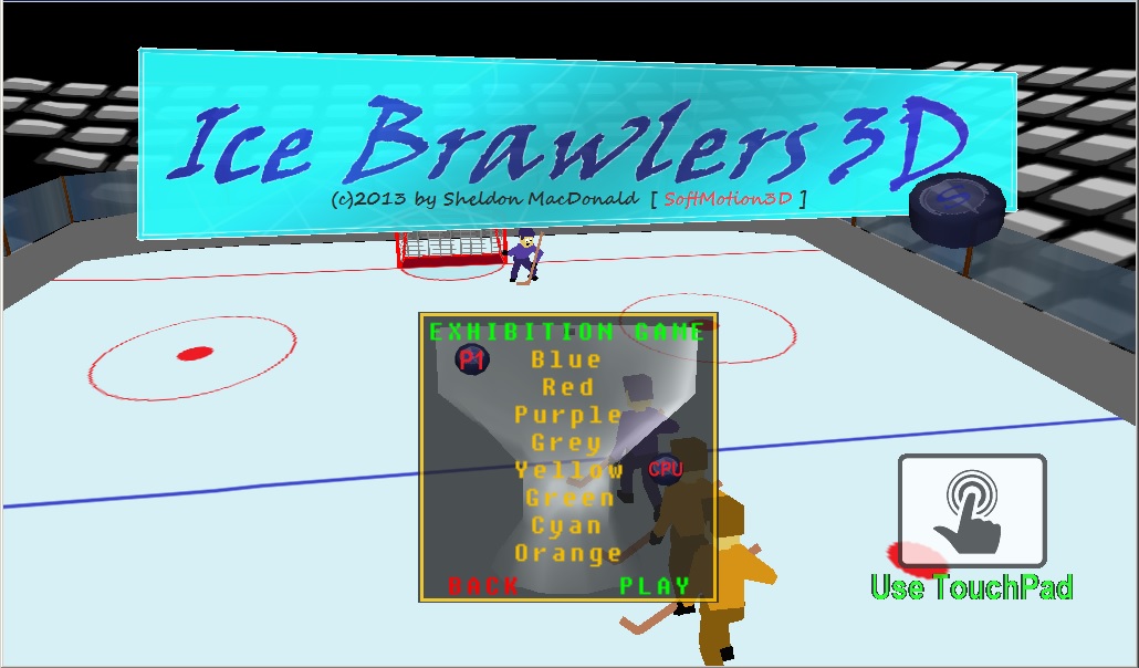 Screenshot of Ice Brawlers 3D