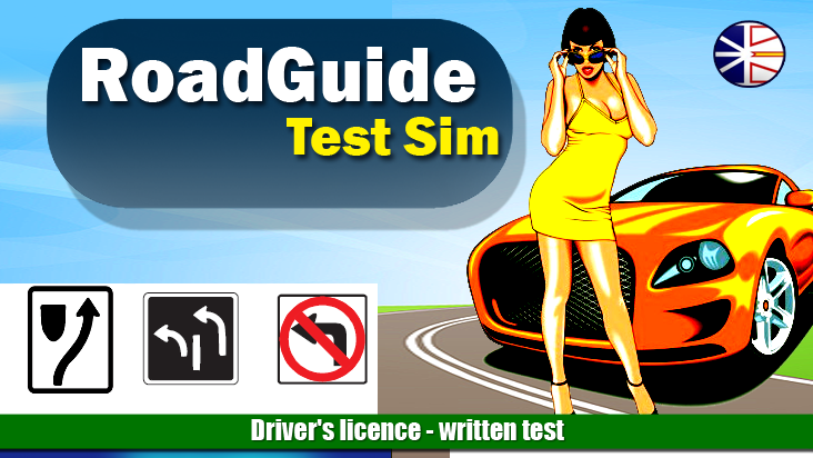 Screenshot of Road Guide Test Sim