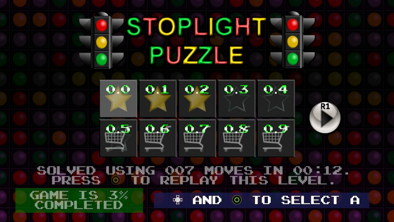 Screenshot of StopLight Puzzle