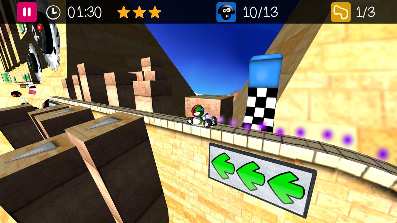 Screenshot of Jaggy Race!