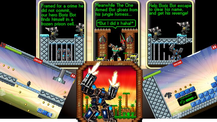 Screenshot of ../game/com.topcoolapps.Oborisbotshootem.htm
