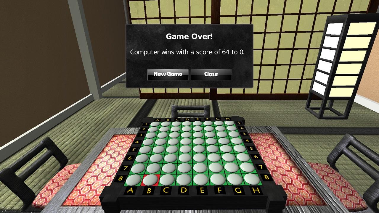 Screenshot of 3D Reversi for OUYA