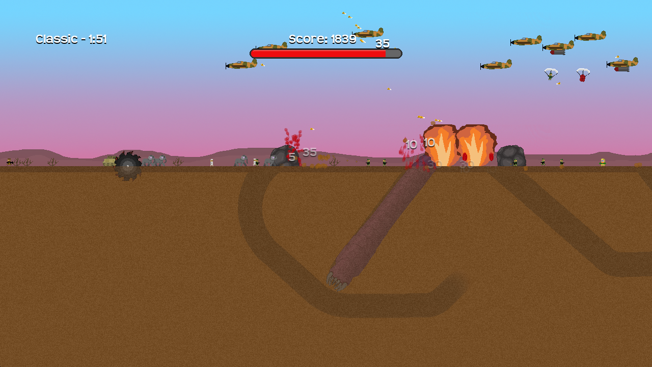 Screenshot of Hellworm