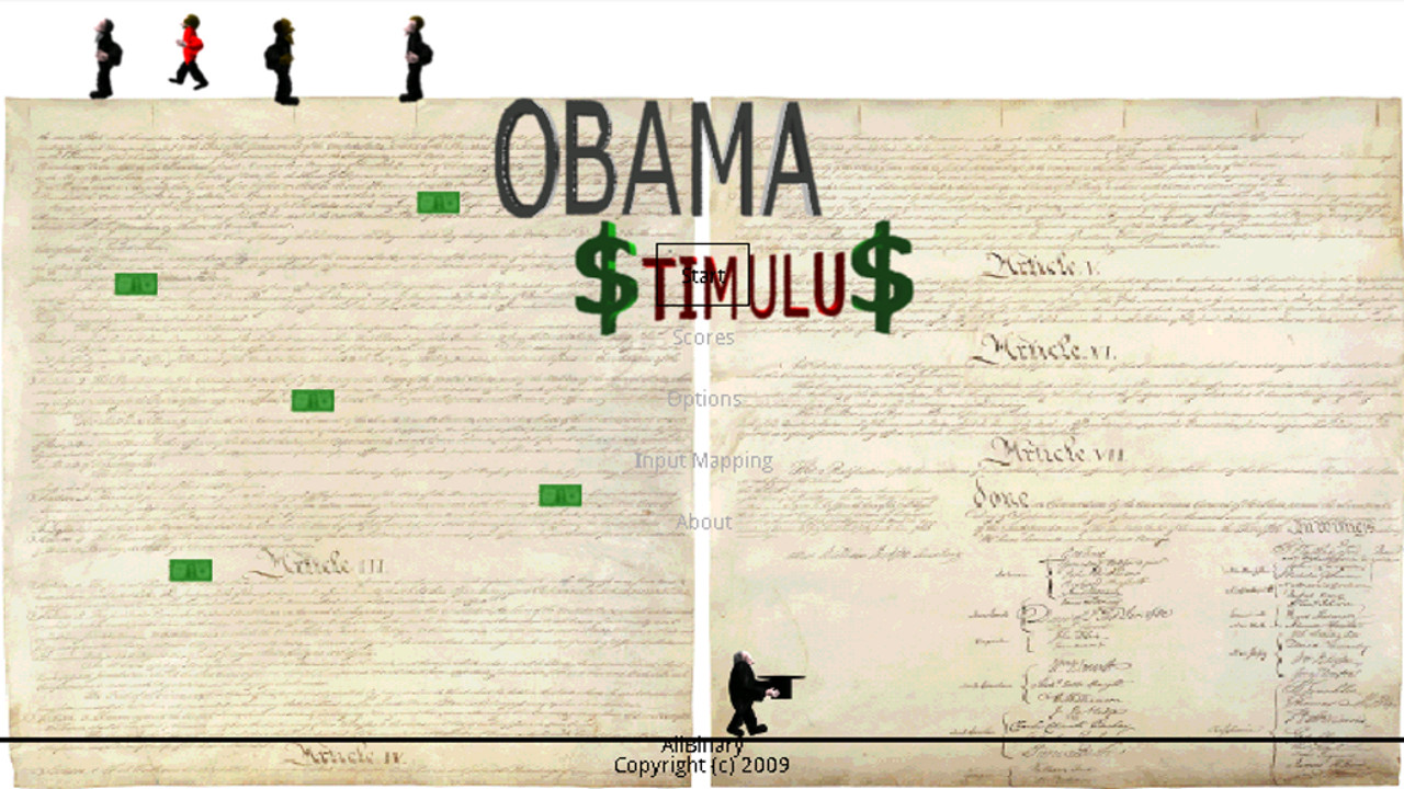 Screenshot of Obama Stimulus