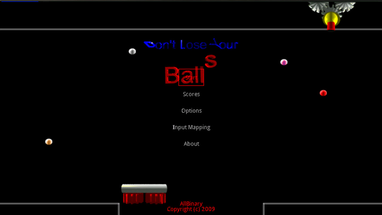 Screenshot of Don't Lose Your Balls!