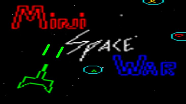 Screenshot of MiniSpaceWar w/Vectors