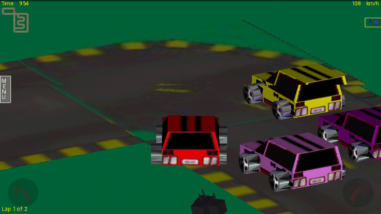 Screenshot of ZeptoRacer 3D