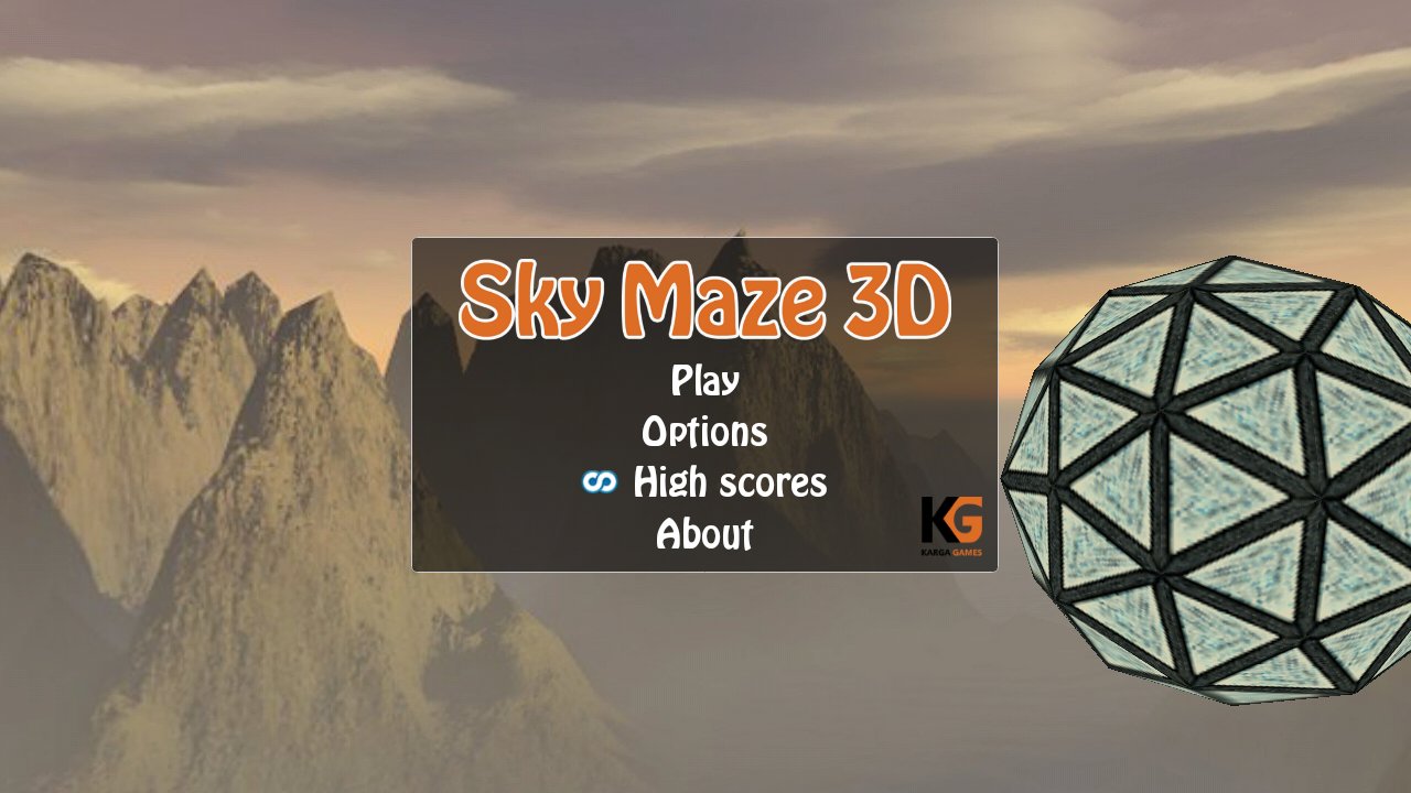 Screenshot of Sky Maze 3D