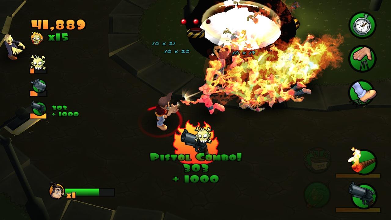 Screenshot of Burn Zombie Burn!