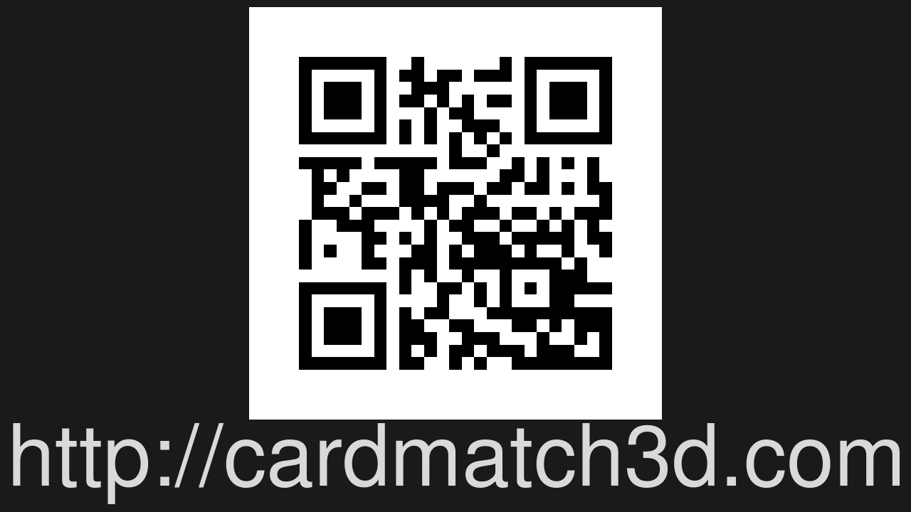 Screenshot of CardMatch 3D